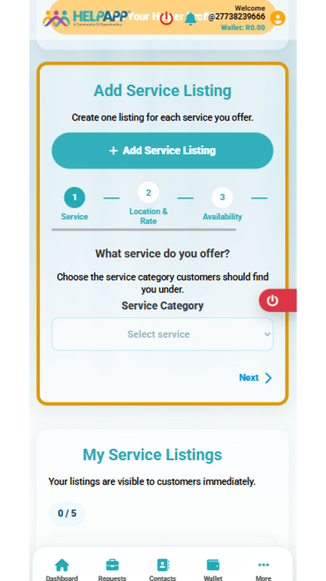 HelpApp Screenshot 2